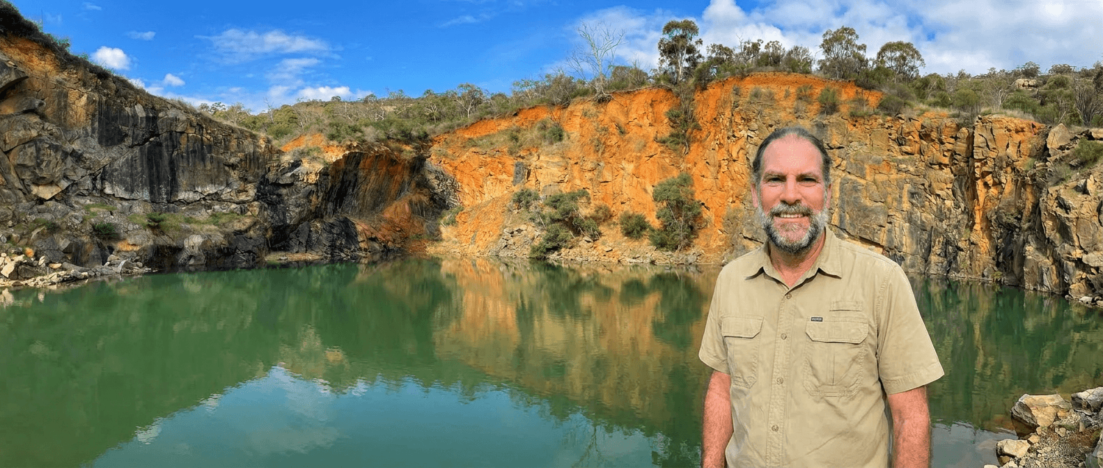 Todd Murray at a Western Australian nature reserve